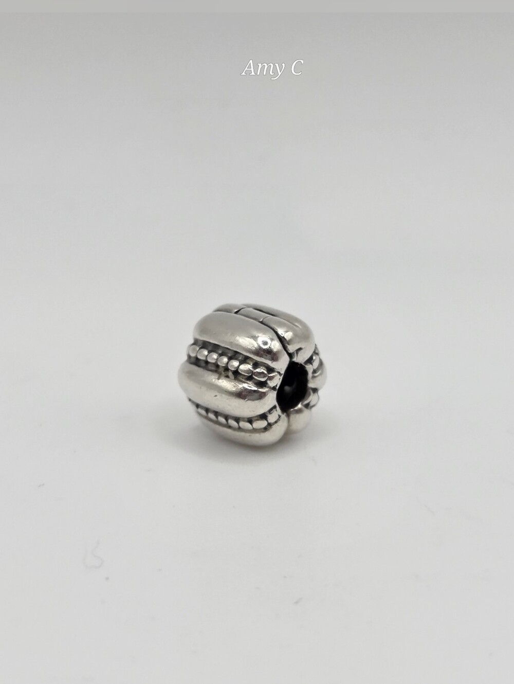 Pandora Sterling Silver Retired Crazy Clip